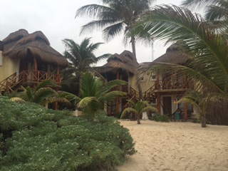 Piedra Escondida palapas