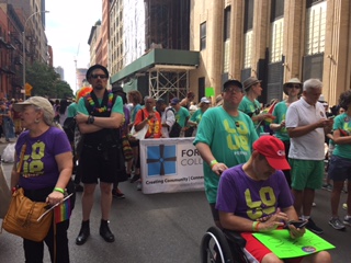 NYC Pride March Collegiate Contingent